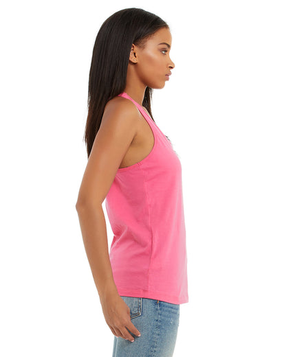 Women's Jersey Racerback Tank - Charity Pink