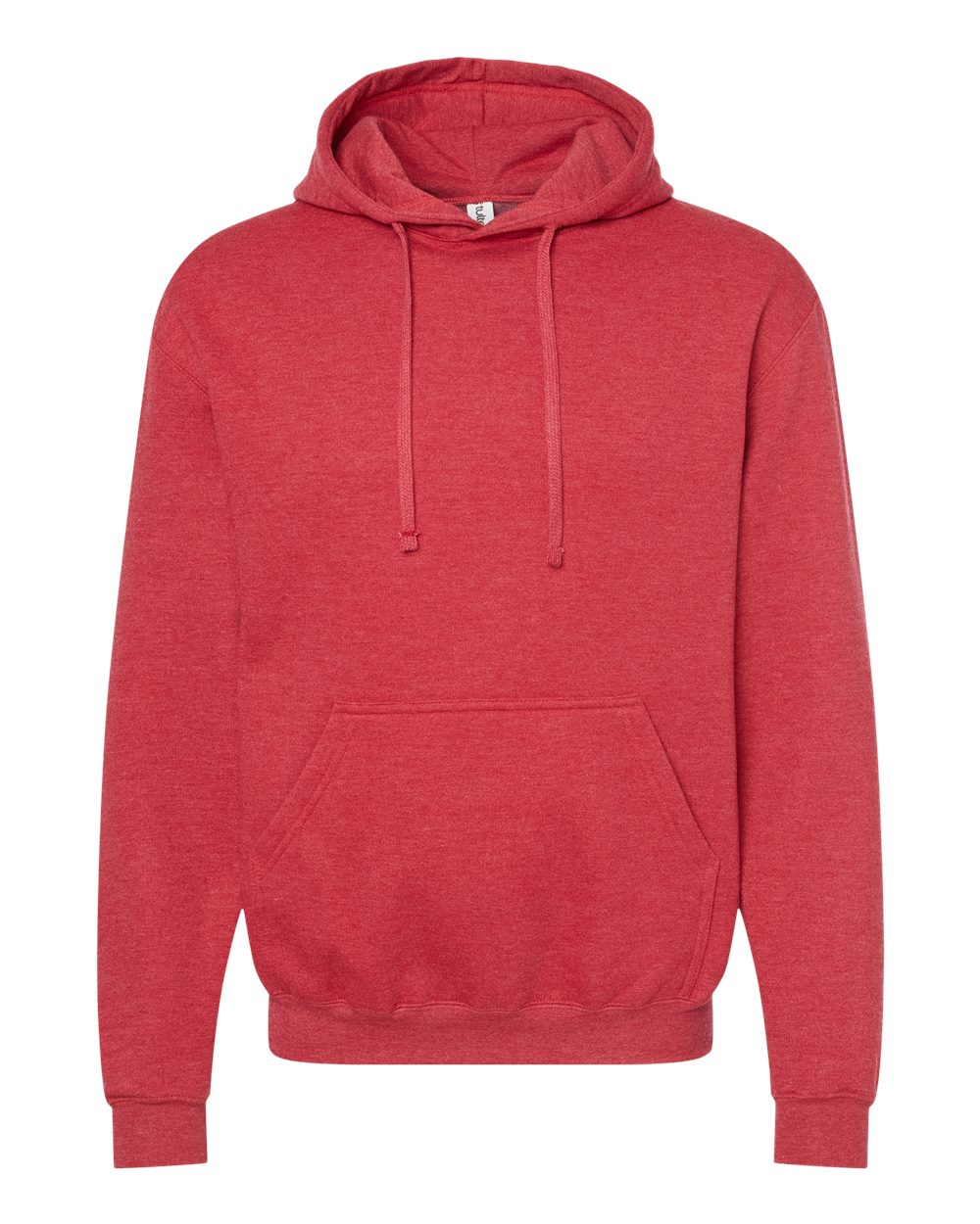 Unisex Fleece Pullover Hoodie - Heather Red