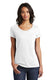 District DT6503 - Women's Very Important Tee V-Neck - White
