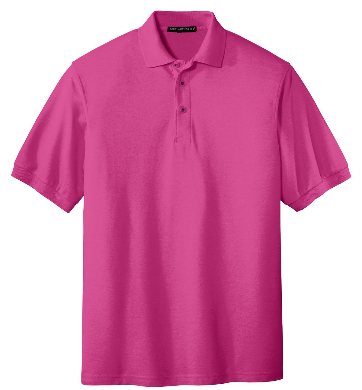 Unisex Silk Touch Polo - Tropical Pink
