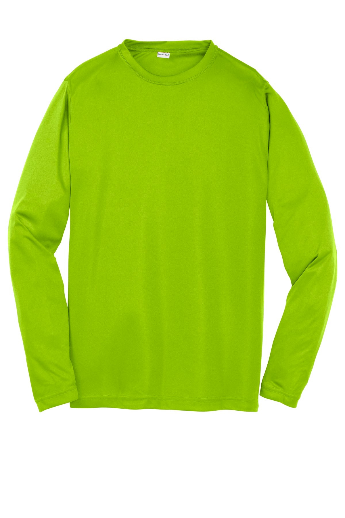 Youth Long Sleeve PosiCharge Competitor Tee - Lime Shock