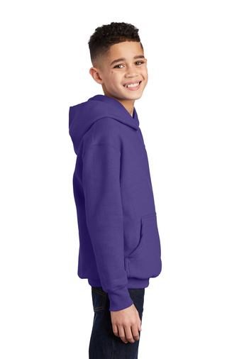 Youth Core Fleece Pullover Hoodie - Purple