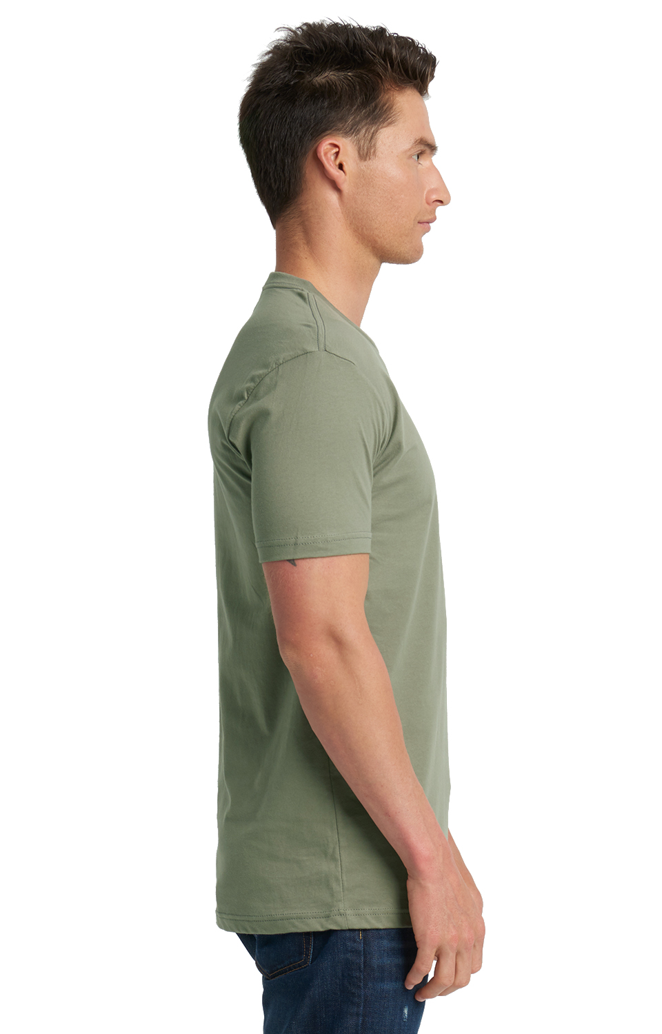 Unisex Cotton T-Shirt - Light Olive