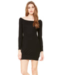 Women's Lightweight Sweater Dress - Black