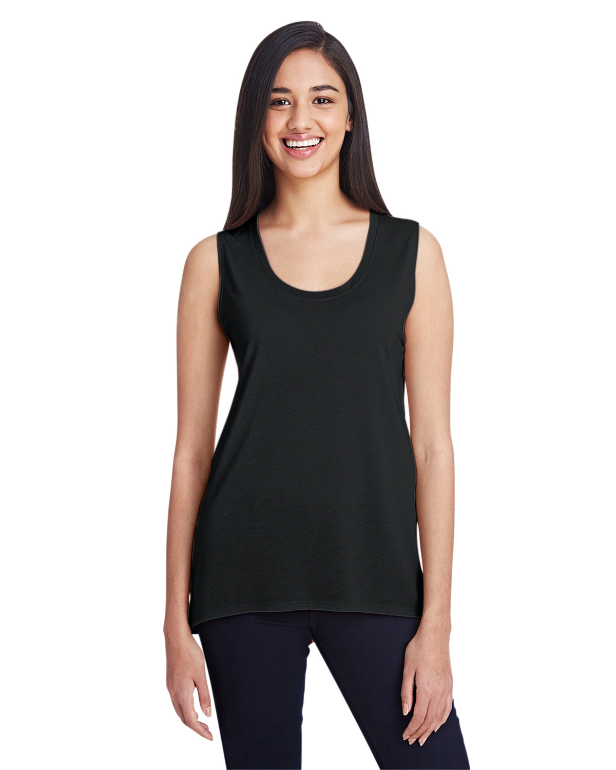 Women's Freedom Sleeveless T-Shirt - Black