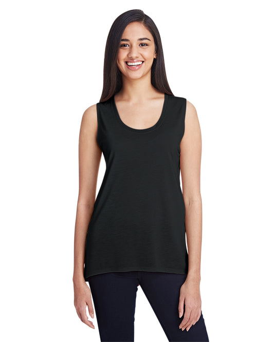Women's Freedom Sleeveless T-Shirt - Black