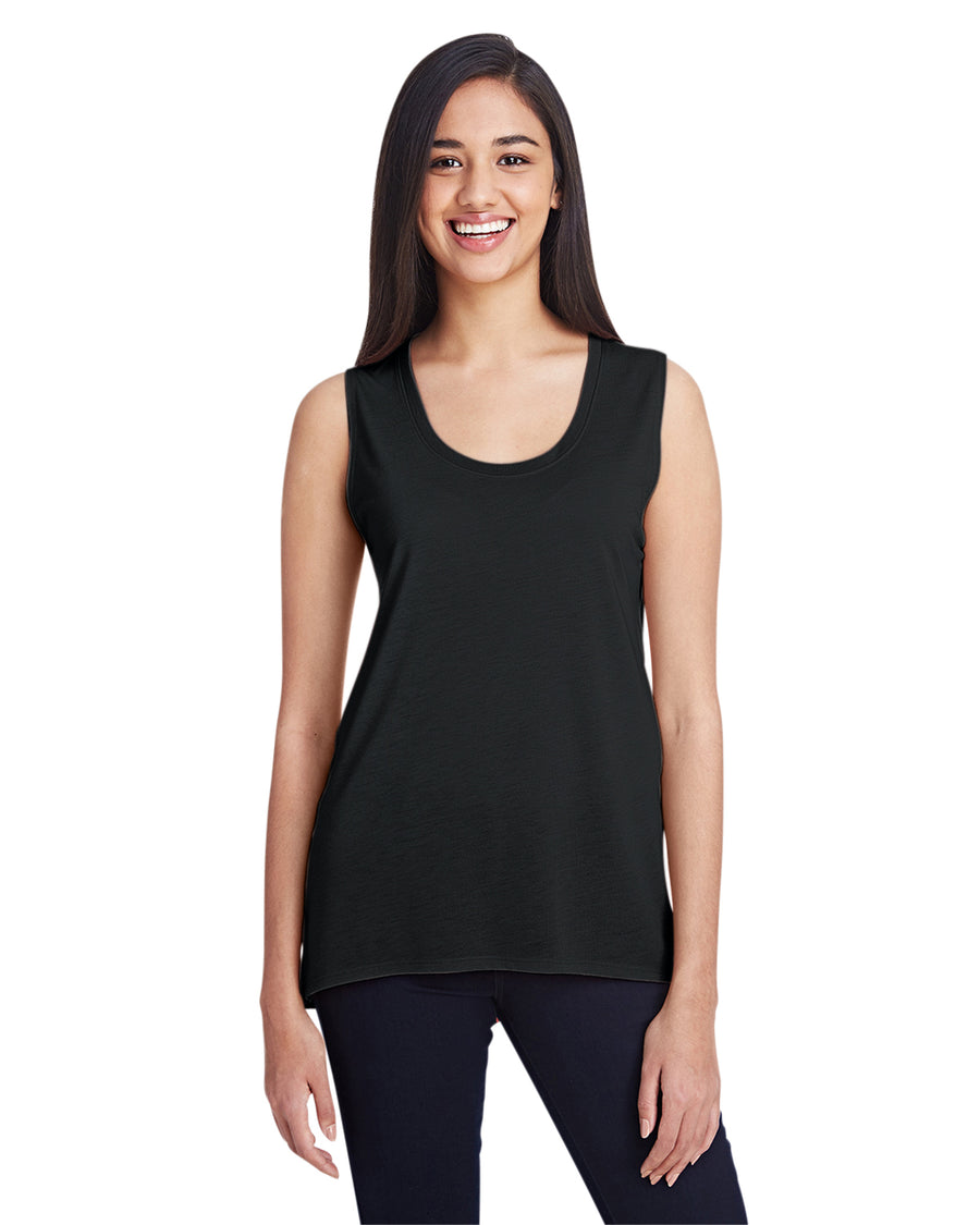 Women's Freedom Sleeveless T-Shirt - Black