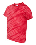 Youth One Color Tiger Stripe T-Shirt - Red