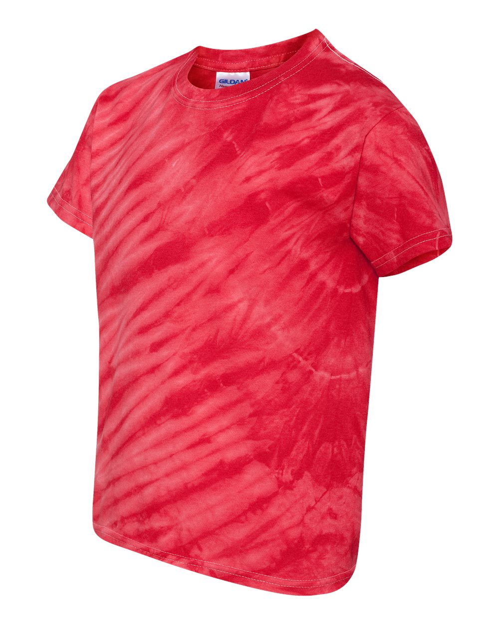 Youth One Color Tiger Stripe T-Shirt - Red