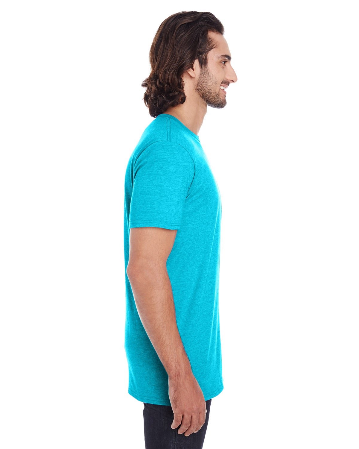 Lightweight Softstyle T-Shirt - Pool Blue