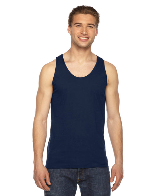 Unisex Fine Jersey Tank - Navy
