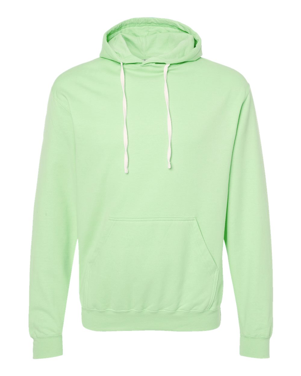 Unisex Fleece Pullover Hoodie - Neo Mint