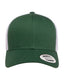 Yupoong 6606 - Unisex Retro Trucker Cap - Evergreen / White