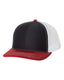 Richardson 112 - Snapback Trucker Cap - Navy / White / Red