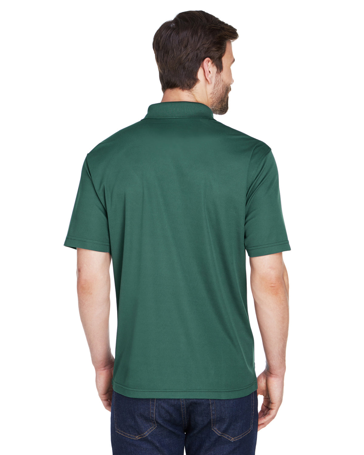 Men's Cool & Dry Mesh Piqué Polo - Forest Green