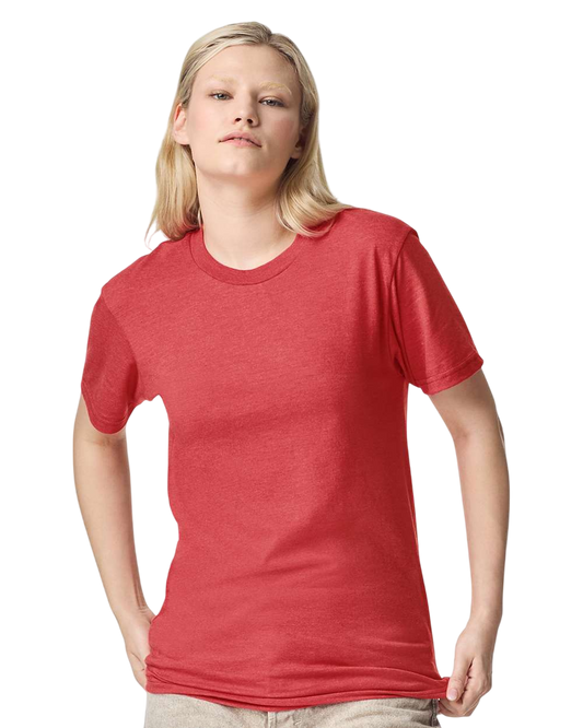 Unisex CVC T-Shirt - Heather Coral