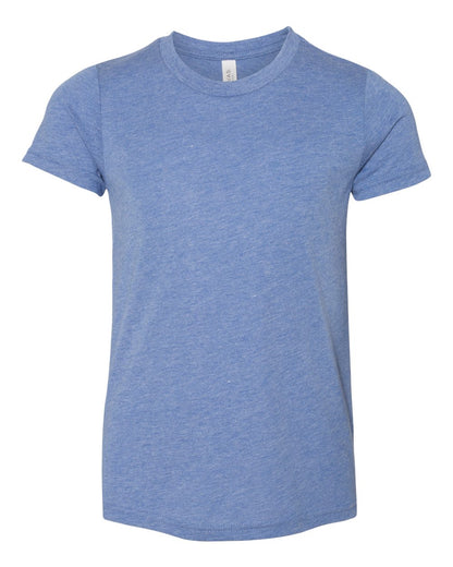 Youth Triblend Short-Sleeve T-Shirt - Blue Triblend