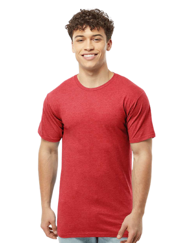 Unisex Heavyweight Tee - Heather Red