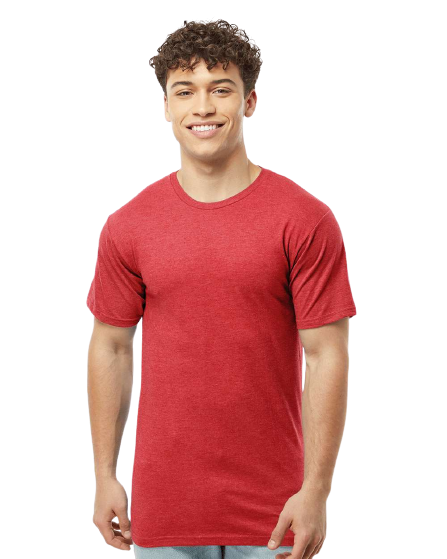 Unisex Heavyweight Tee - Heather Red