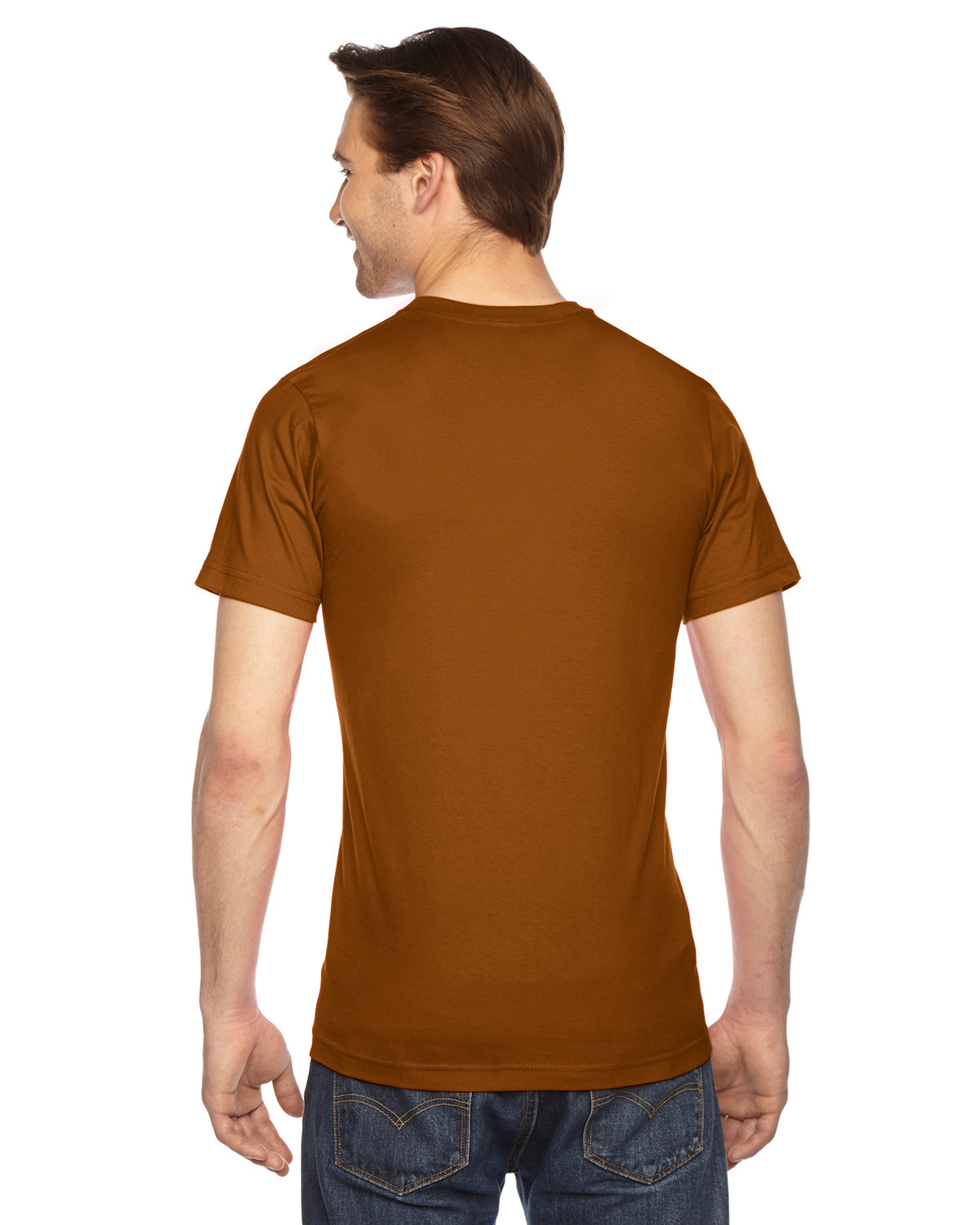Unisex Fine Jersey Short-Sleeve T-Shirt - Camel