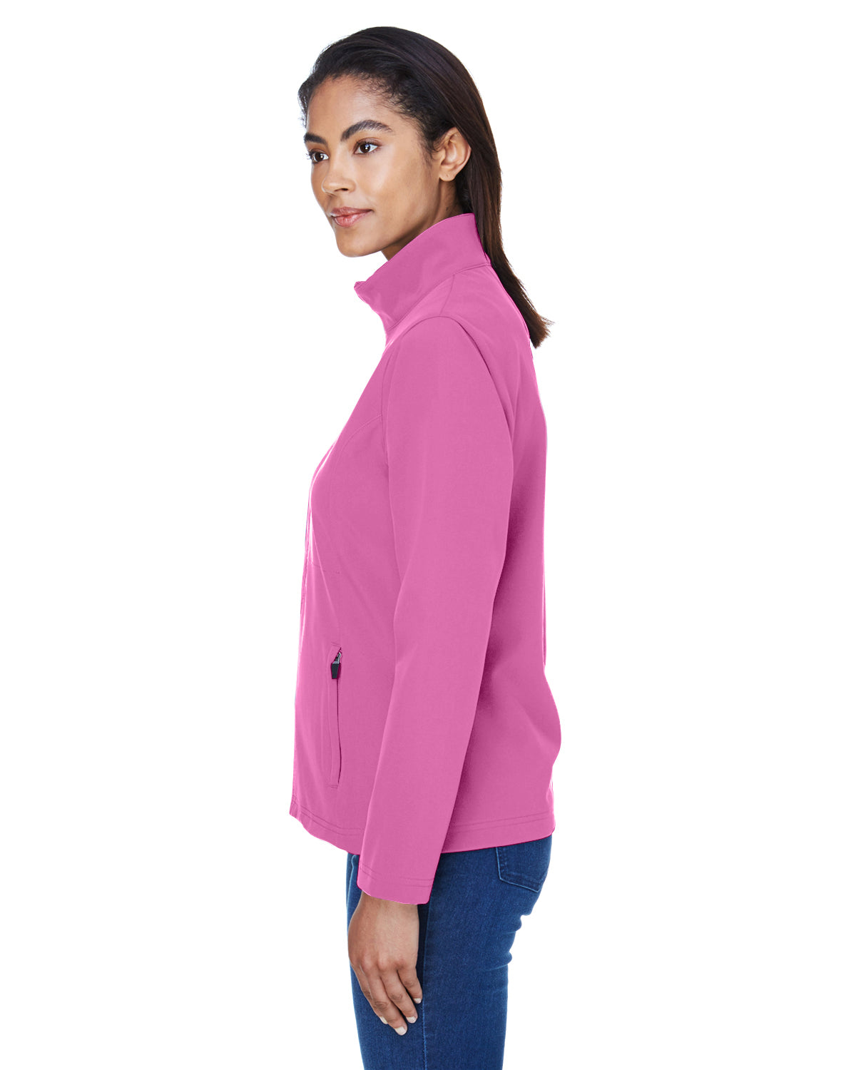 Women's Leader Soft Shell Jacket - Sport Charity Pink