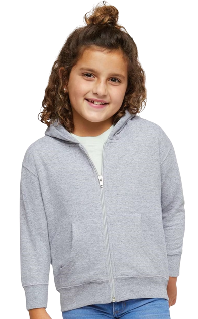 Toddler Zip Fleece Hoodie - Heather