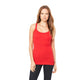 Bella + Canvas 8711 - Women's Sheer Mini Rib Thin Strap Tank - Red