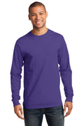 Unisex Long Sleeve Essential Tee - Purple