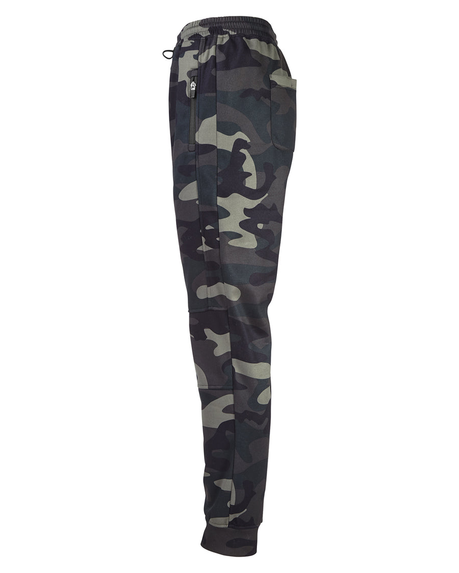 Unisex Heather Performance Jogger Pant - Green Camo