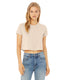 Bella + Canvas B8882 - Women's Flowy Cropped T-Shirt - Heather Dust