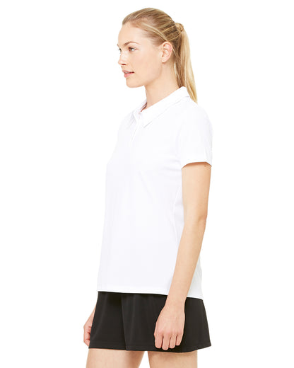 Women's Performance 3-Button Mesh Sport Shirt - White