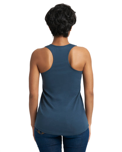 Women's French Terry Racerback Tank - Indigo