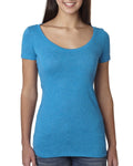 Women's Triblend Scoop - Vintage Turquoise
