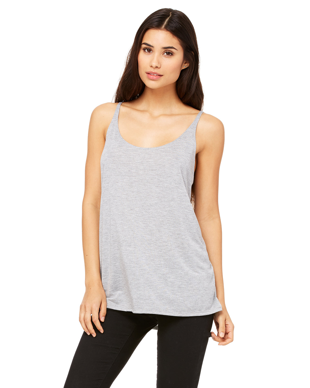 Women's Slouchy Tank - Heather Athletic