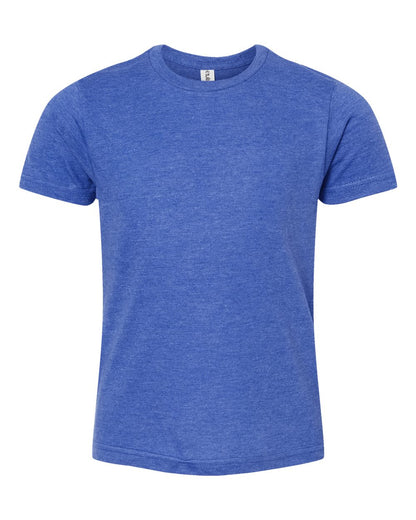 Youth Fine Jersey T-Shirt - Heather Royal