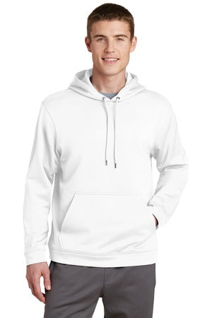 Sport-Wick Fleece Hooded Pullover - White