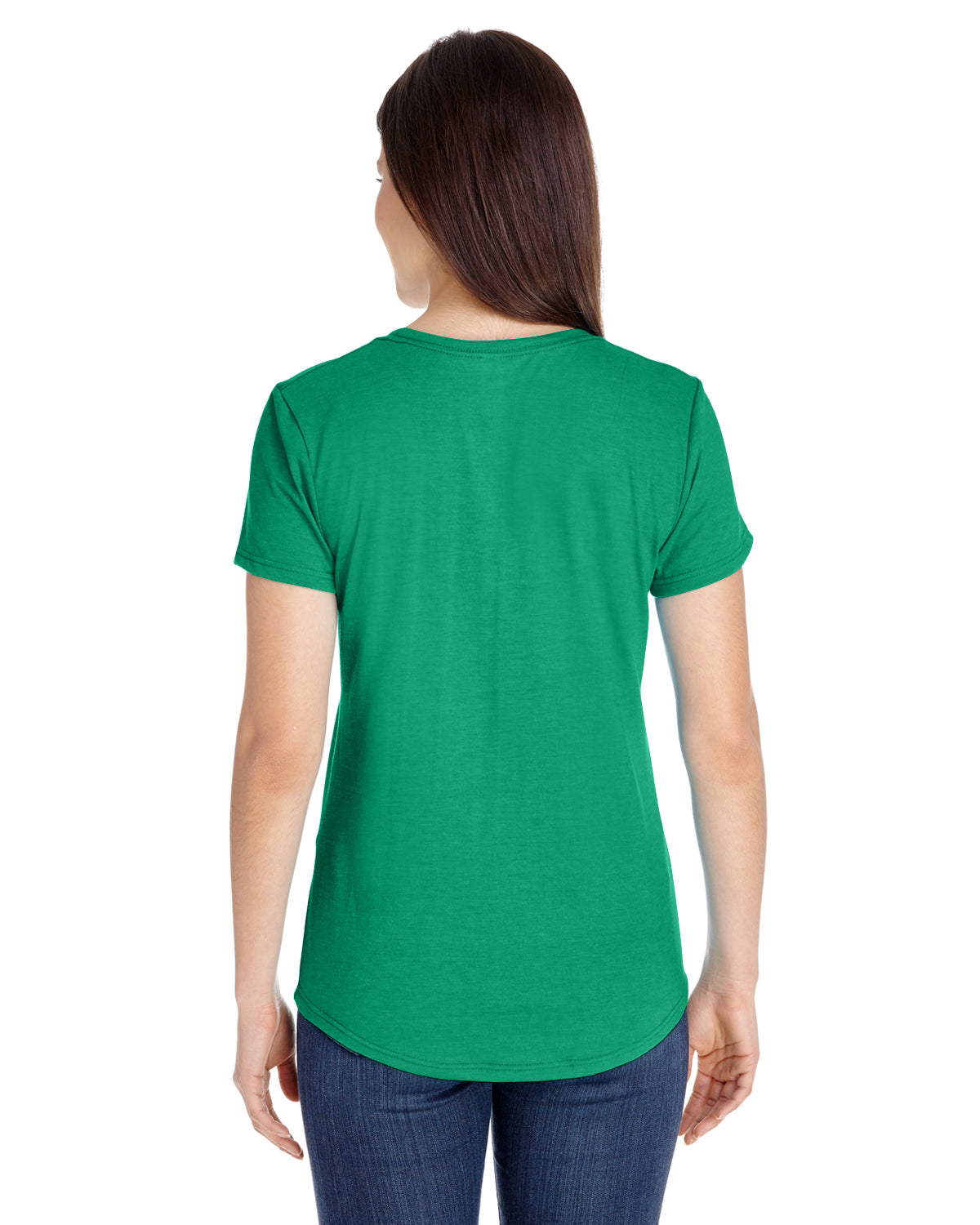 Women's Triblend T-Shirt - Heather Green