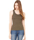 Bella + Canvas 4000 - Women's 2x1 Rib Tank - Army