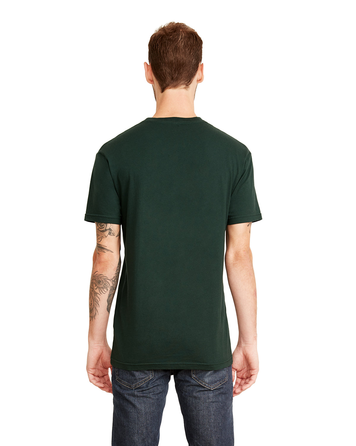 Unisex Pocket Crew - Forest Green