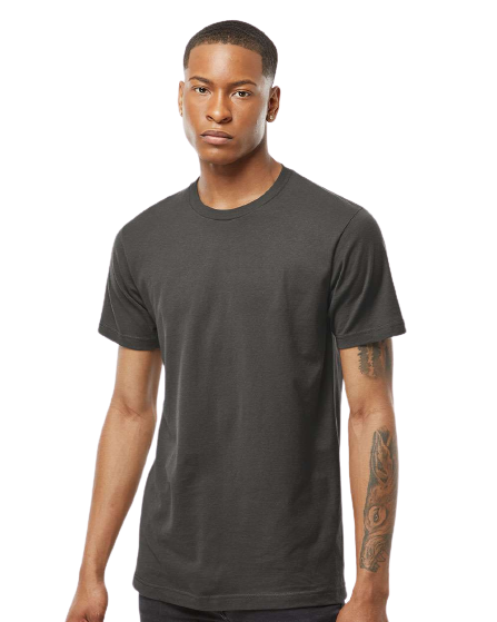Unisex Fine Jersey Tee - Charcoal