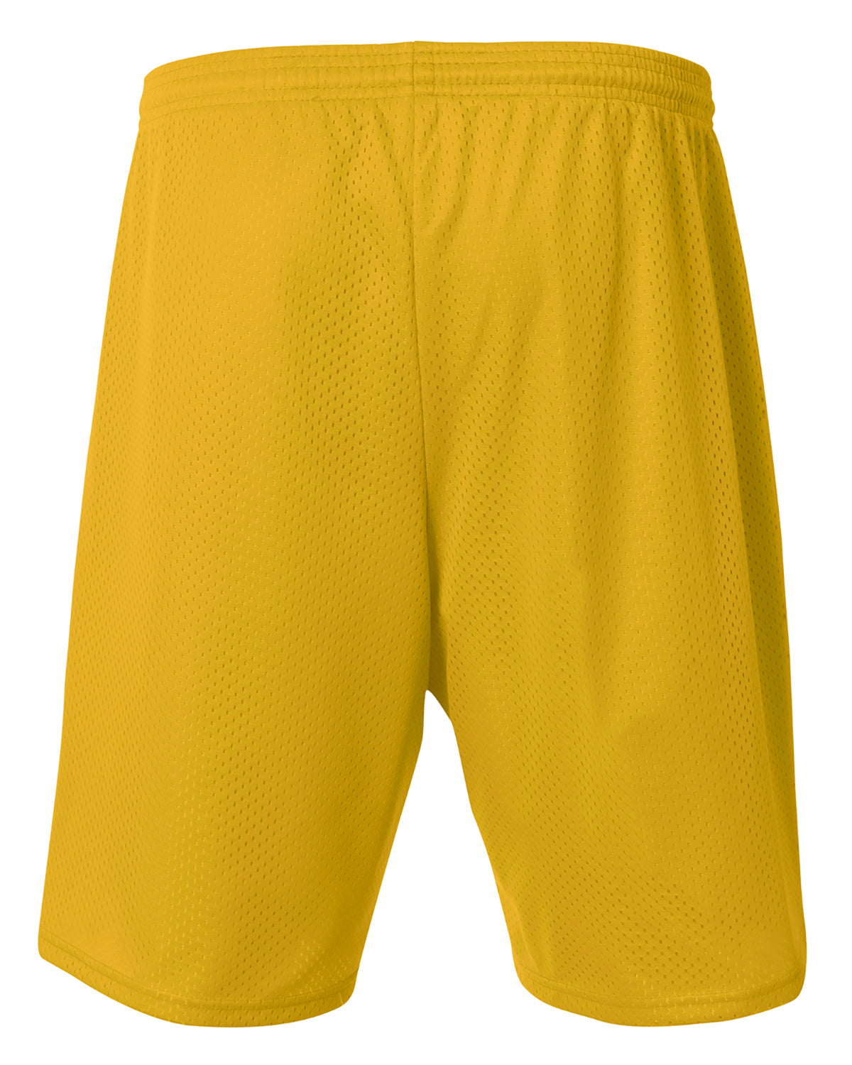 Unisex Nine Inch Inseam Mesh Short - Gold