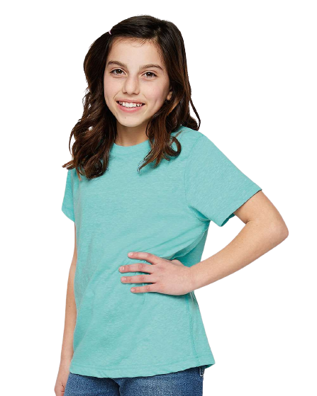 Youth Harborside Melange T-Shirt - Caribbean Melange