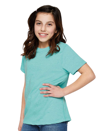 Youth Harborside Melange T-Shirt - Caribbean Melange