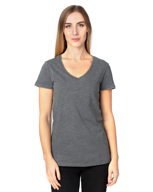 Women's Ultimate V-Neck T-Shirt - Charcoal Heather