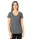 Threadfast Apparel 200RV - Women's Ultimate V-Neck T-Shirt - Charcoal Heather