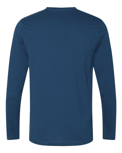 Men's Cotton Long-Sleeve Crew - Cool Blue