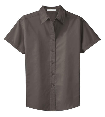 Women's Short Sleeve Easy Care Shirt - Bark