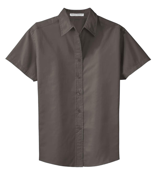 Women's Short Sleeve Easy Care Shirt - Bark