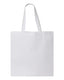 Q-Tees QTB - Economical Tote - White