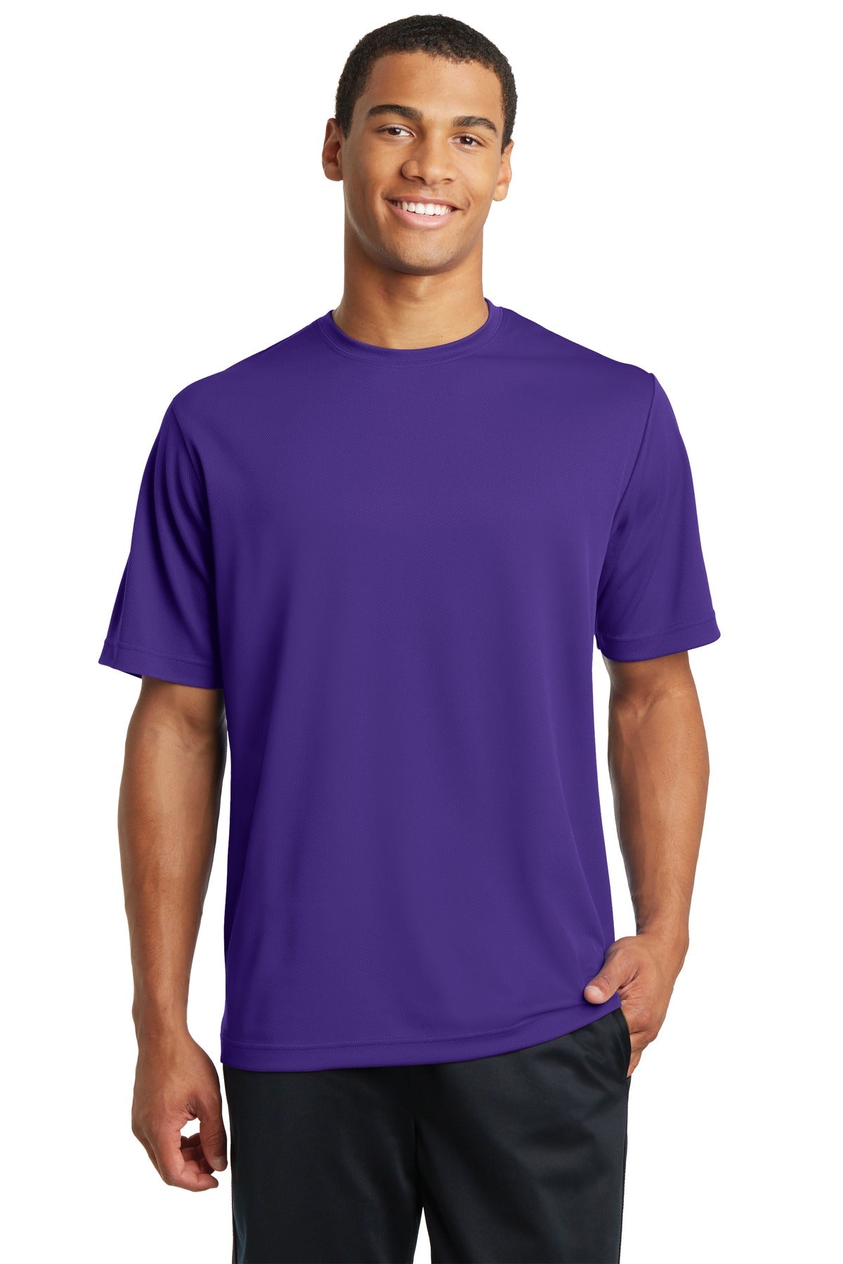 Unisex PosiCharge RacerMesh Tee - Purple